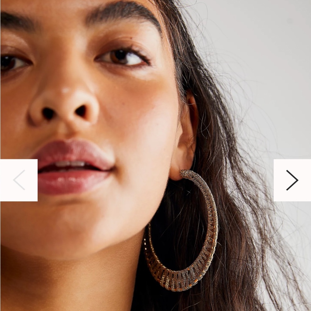 Free People Cher Oversized hoops